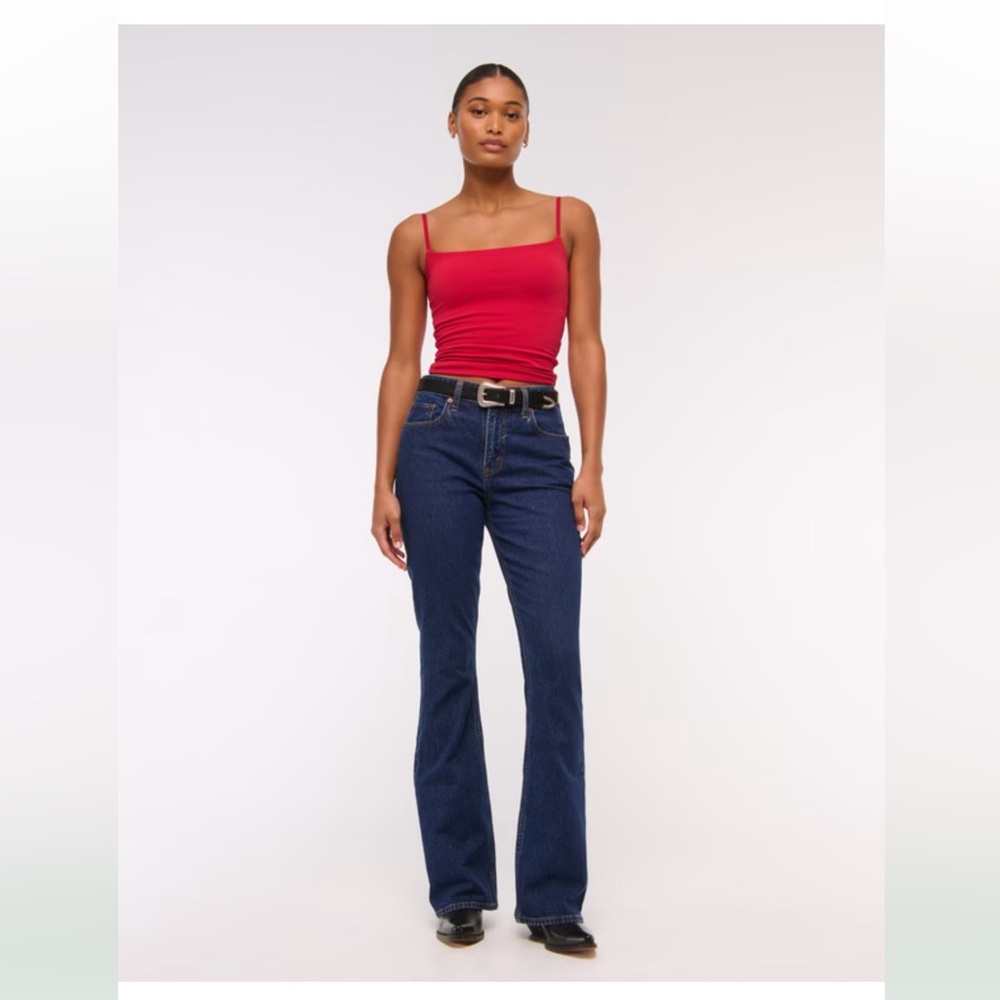 Abercrombie & Fitch curve love mid rise bootcut jean
